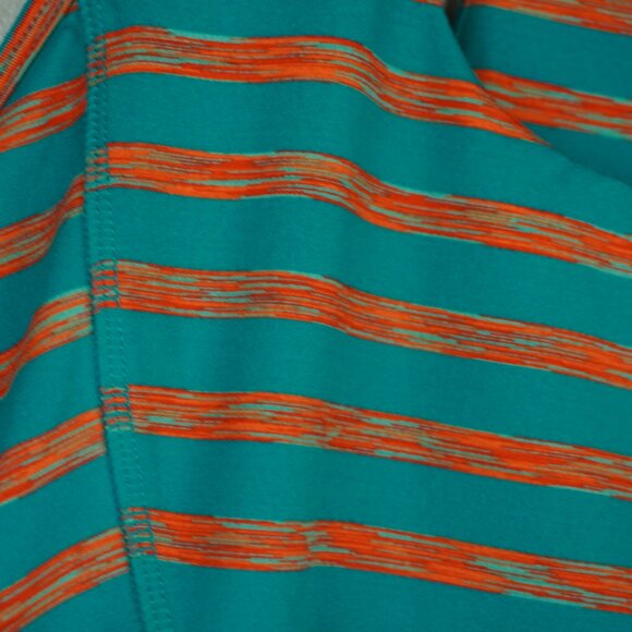 The North Face Turquoise Blue & Orange Striped‎ Tank Midi Dress Size Large - Picture 9 of 9